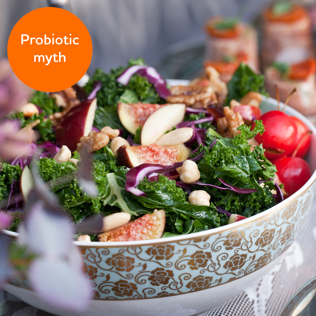 Probiotic myth: Prebiotics and probiotics are the same thing