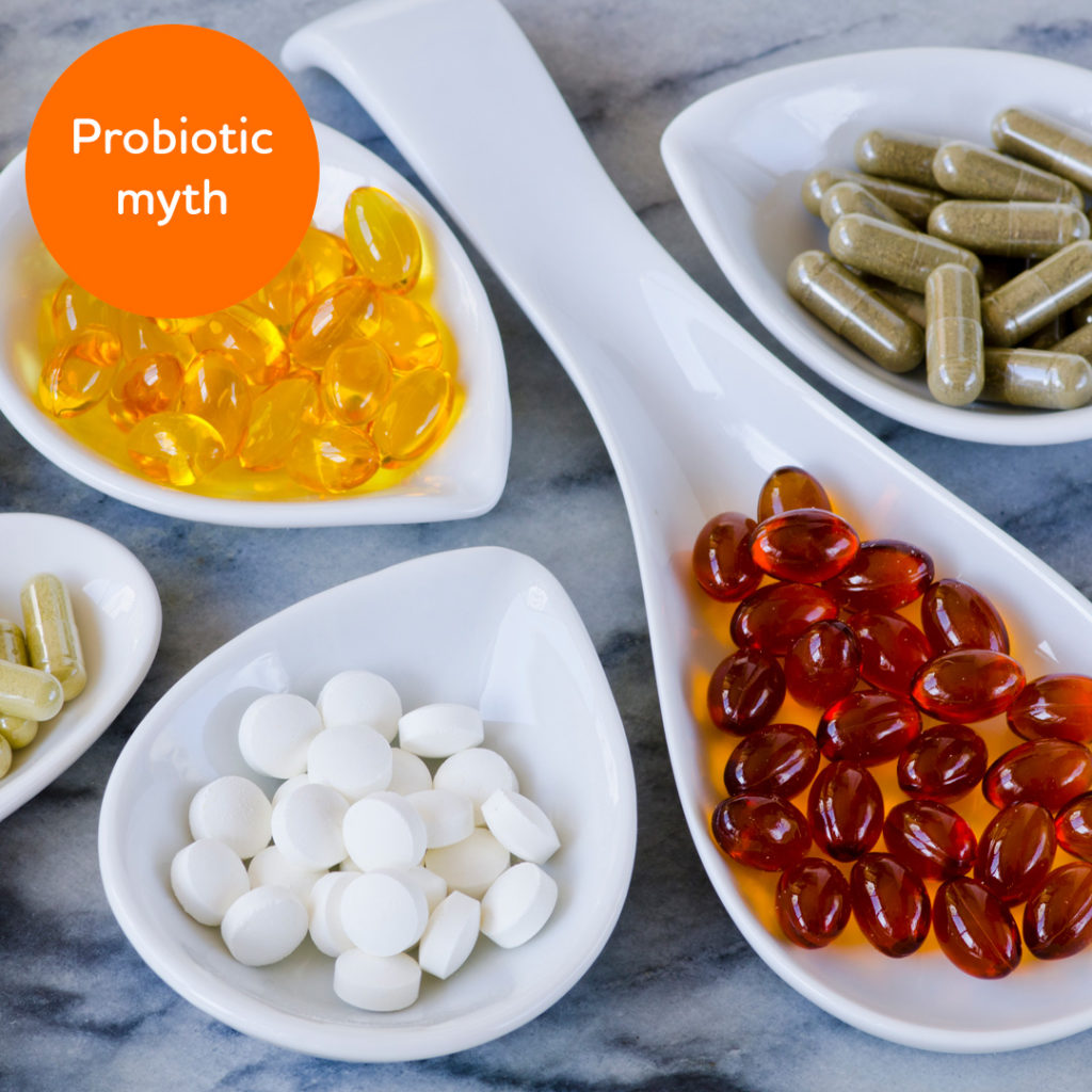 Probiotic myth: Probiotic capsules have better effect